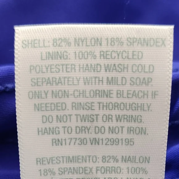 NWT Kona Sol Blue High Coverage Swim Shorts Size Large - Picture 8 of 8